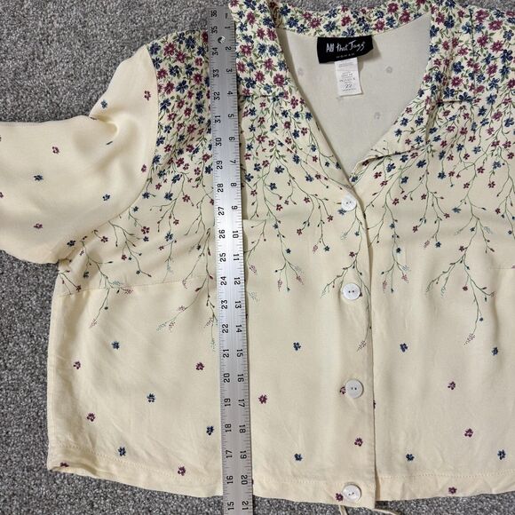 All That Jazz Dress Womens 22 Floral Sleeveless Midi Tank Vintage Set - Picture 15 of 16